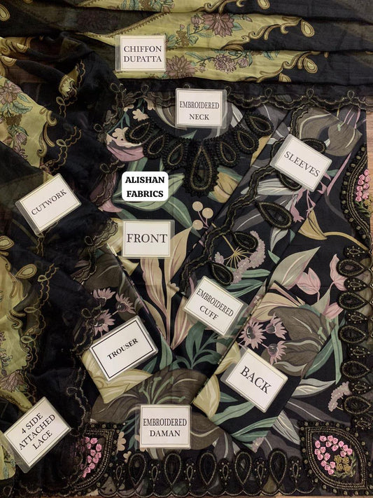 UNSTITCHED BAROQUE LAWN 3P COLLECTION 2026