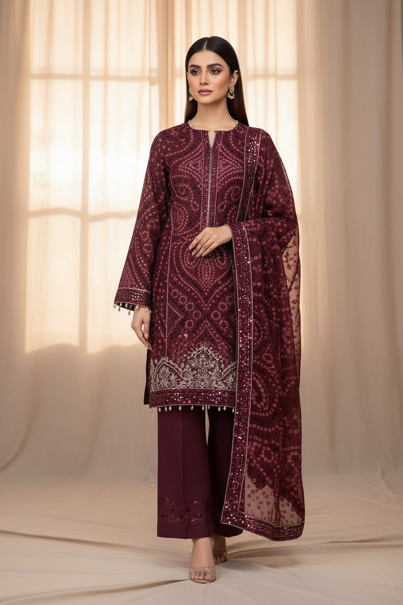 Jazmin Lawn Collection 2026 Model
