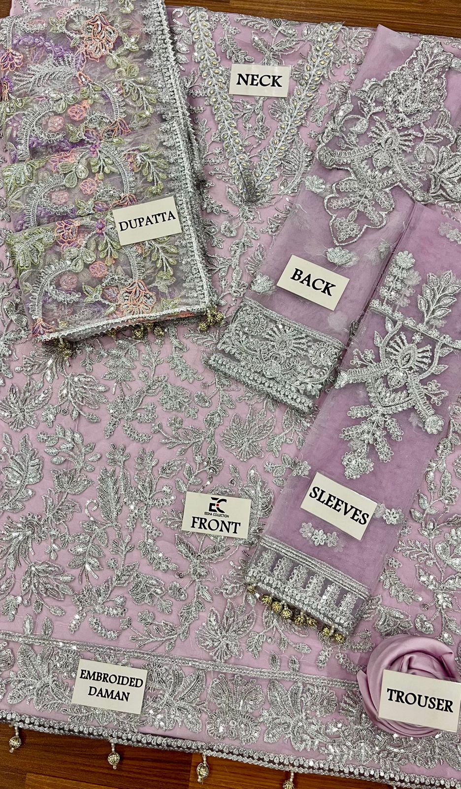 UNSTITCHED ZARIF LUXURY NET COLLECTION 2026