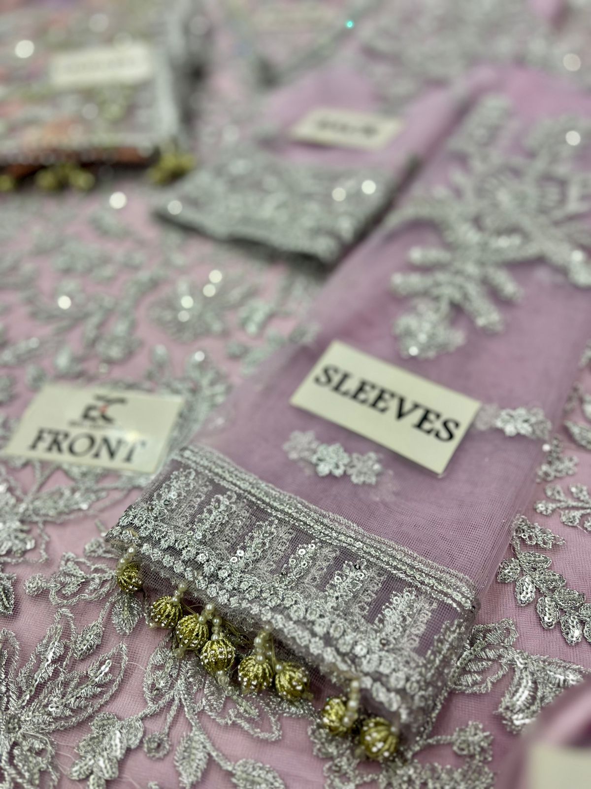 UNSTITCHED ZARIF LUXURY NET COLLECTION 2026