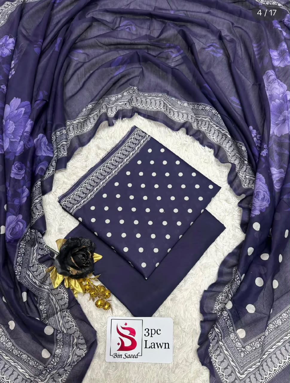 Unstitched Bin seed lawn collection 2026