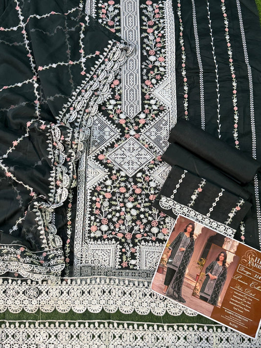 Unstitched Fancy lawn