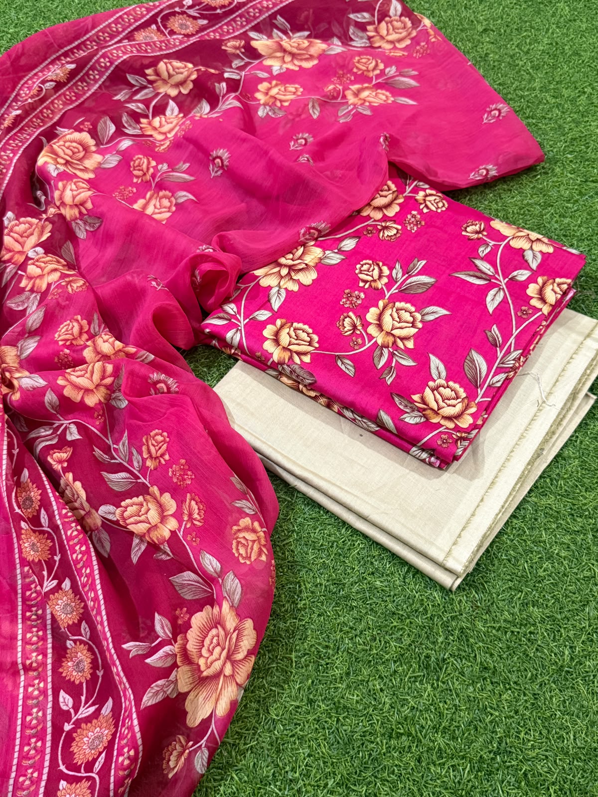 Unstitched MARIA B  SHAFOON DUPATTA