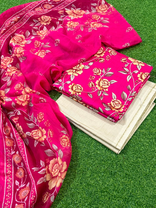 Unstitched MARIA B  SHAFOON DUPATTA