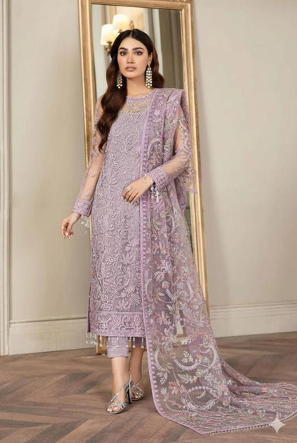 UNSTITCHED ZARIF LUXURY NET COLLECTION 2026