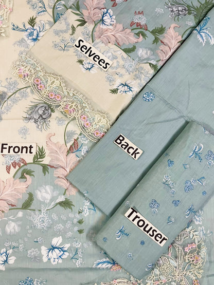 UNSTITCHED Affrozeh Lawn Collection 2026