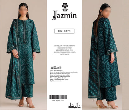 Unstitched Jazmin lawn collection 2026