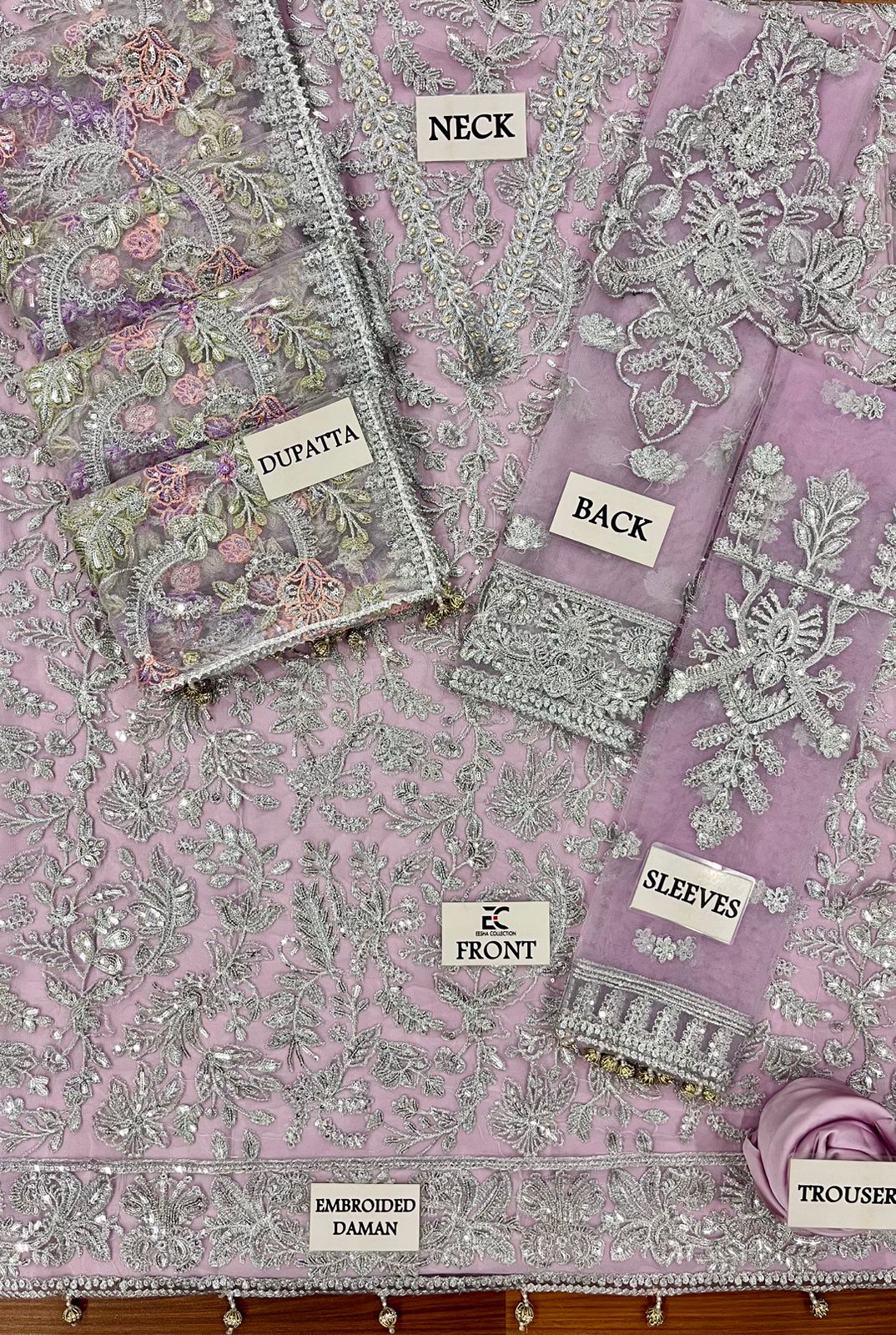 UNSTITCHED ZARIF LUXURY NET COLLECTION 2026
