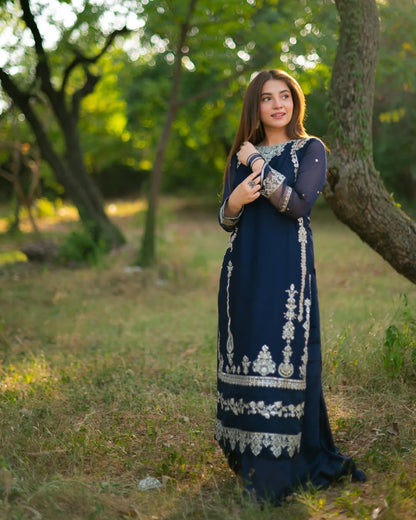 UNSTITCHED AGHA NOOR LUXURY CHIFFON ARTICLE 2026